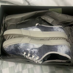 All Saints Lex Trainer Grey Tie Dye size : 9